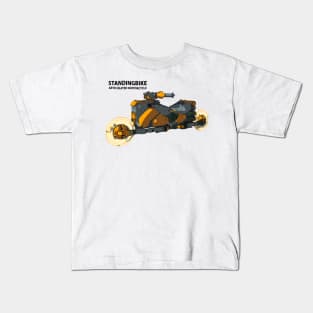 Vertical Motorcycle 4 Kids T-Shirt